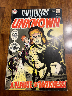 CHALLENGERS OF THE UNKNOWN 72 BRONZE AGE DC COMICS 1970