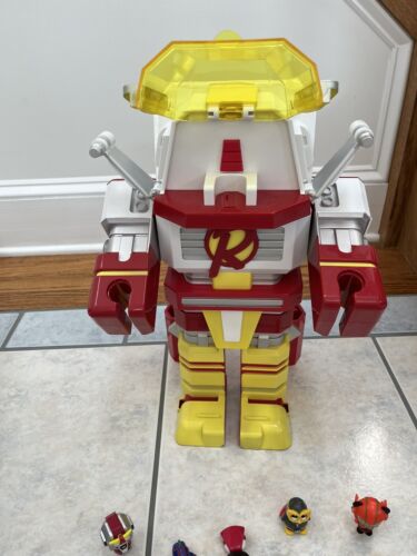 ::RYAN'S WORLD Mega Mecha Titan Robot Transformers Bonkers Toys Play Set+5 Figures