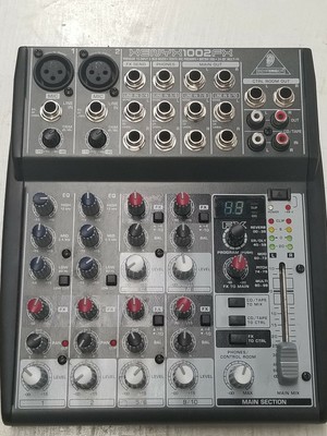 BEHRINGER XENYX 1002FX MIXER BOARD. Buy it now for 79.99