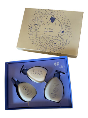 Monat Junior Shampoo Conditioner Detangler 6 oz each Limited Edition Gift Set