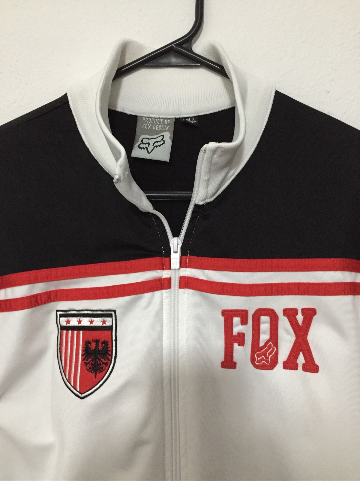 ジャケット・アウター FOXRACING Logo Embroidery Jersey Blouson ジャケット・アウター FOXRACING Logo Embroidery Jersey