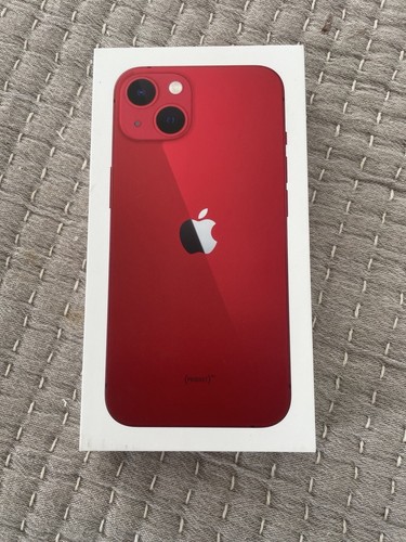 Apple iPhone 13 Product RED Box Complete 128gb Box Only | eBay