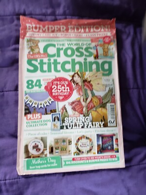 English cross stitch magazine The World of Cross Stitching Issue 330 March 2023