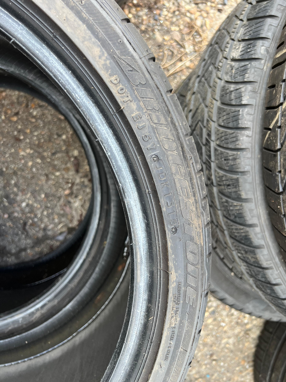 295 30 19 Bridgestone, Potenza RE050A N1 100Y, x2 A Pair 7.0mm  (F1_tyres) YD016