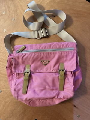 Prada messenger bag pink