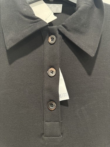 Pre-owned Rosetta Getty Polo Dress Black Size Small