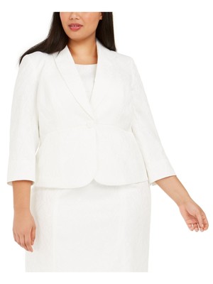 

KASPER Женский Белый Вечерний Блейзер с Принтом на Пуговицах Плюс, 10756498