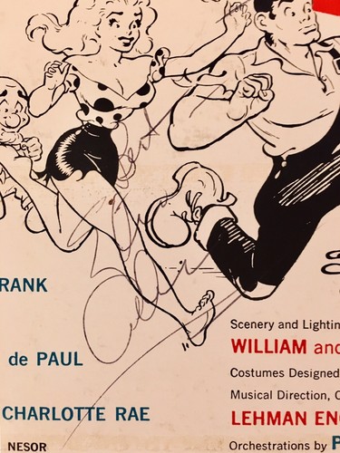 Lil Abner signed Stage Play Album with Program