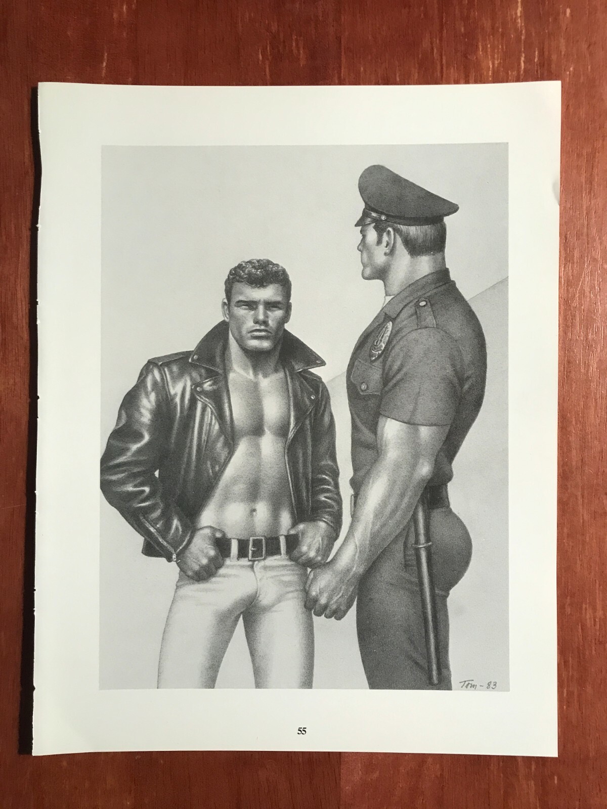 Tom of Finland　Retrospective III Art Page/Print TOM of FINLAND Book Retrospective #3 1997