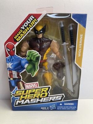 Marvel Super Hero Mashers Wolverine Figure Hasbro Brand NEW Factory Sealed