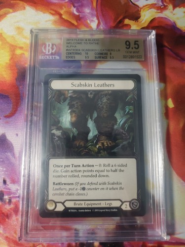 Scabskin Leathers Cold Foil BGS 9.5 Gem Mint Flesh and Blood