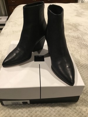 New Dolce Vita Womens Issa Black Ankle Boots Size 9
