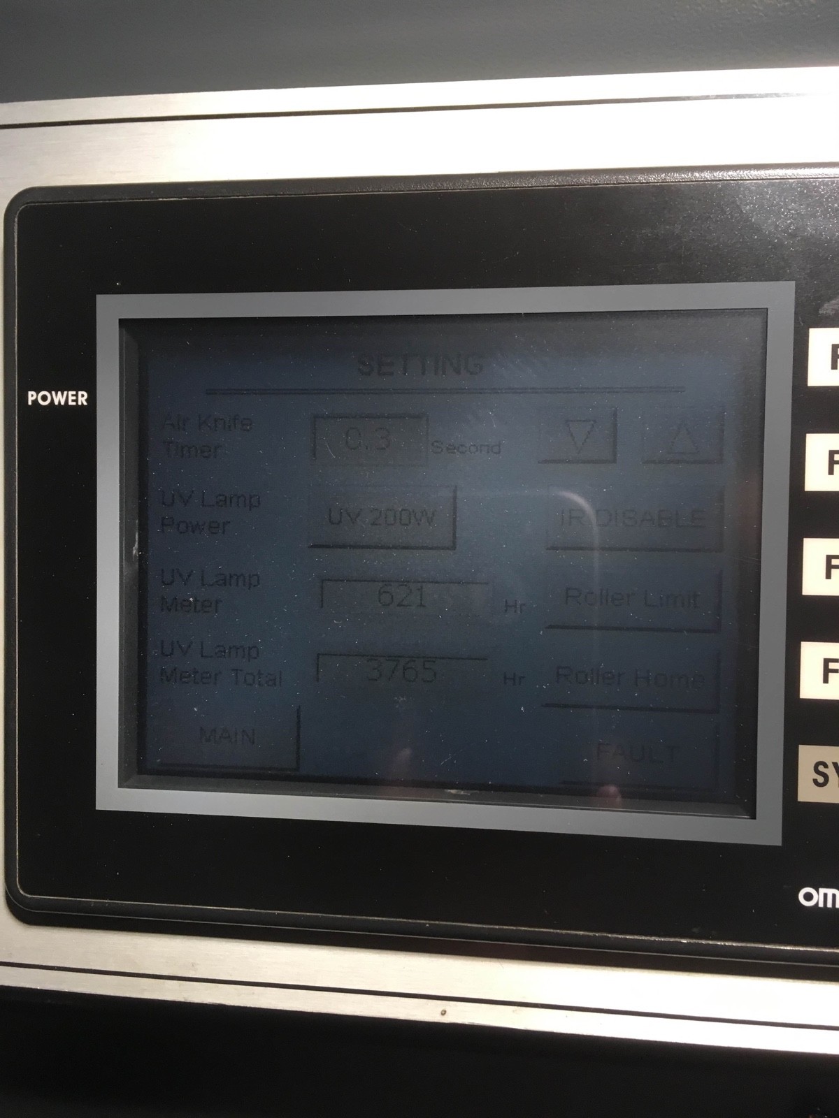 Duplo 205A UV Coater with 220 Volt single fase connection.