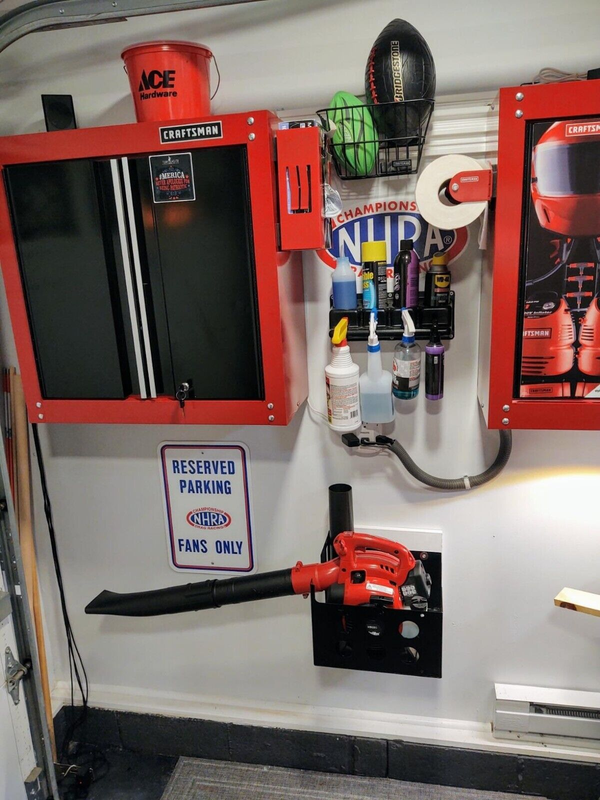 Rack Holder for Truck/Trailer Storage Chainsaw/ Hedge Trimmer/ Handheld Blower
