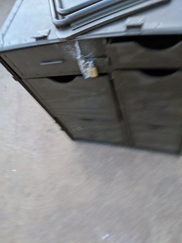 Non-issued US Military M1952 Wooden Field Desk w/stool Prepper survival hunting