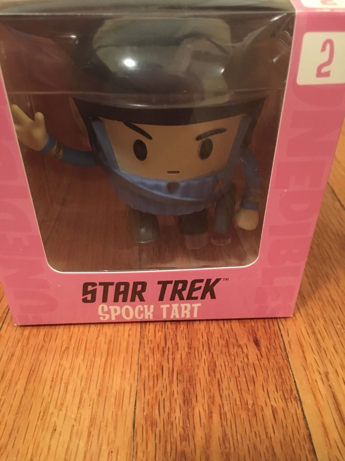 Lot of 3 FunEdibles Star Trek - Captain Cup, Kirk Spock Tart, Corn Bread Muffin
