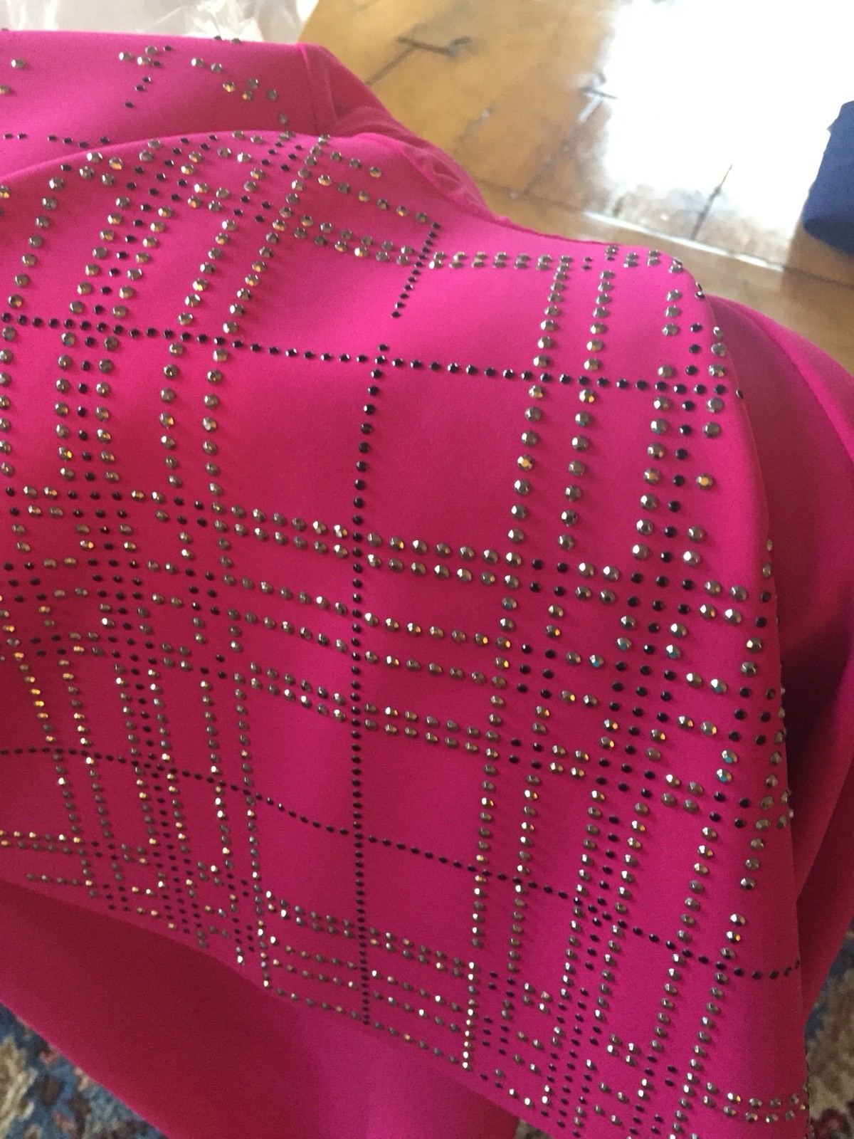 Pre-owned Petite $795 La  Robe Di Chiara Boni Natalia Hot Pink Mini Dress Sz 42/6