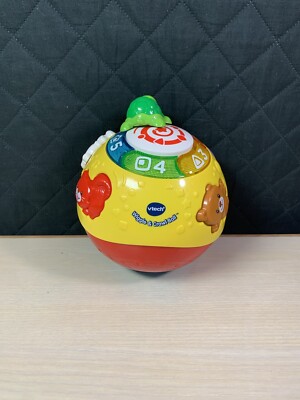 VTECH WIGGLE AND CRAWL BALL,MULTICOLOR,BABY TOY-BALL,LEARN,TEACHES FLASING LIGHT