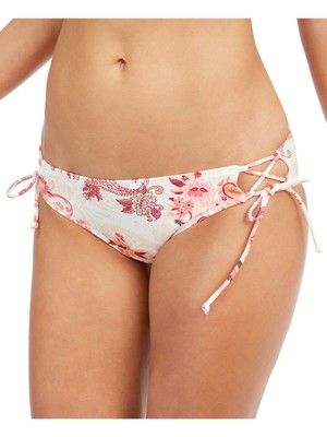 

SUNDAZED Женские белые стрейч-бикини с завязками на бретельках Кайли Низ купальника, Белый