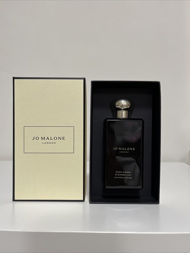 New Jo Malone Dark Amber & Ginger Lily Cologne Intense 3.4oz