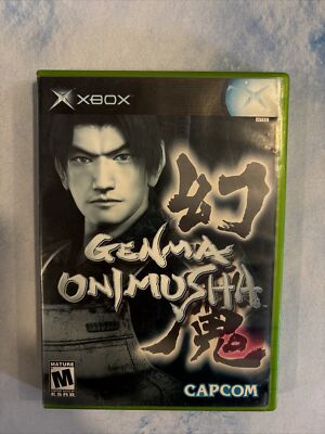 Genma Onimusha (Microsoft Xbox) Cleaned - Tested - Cover Art Discolor