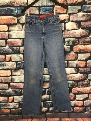 NYDJ Women39s Flare Jeans Size 4 Light Wash Denim FLAWS