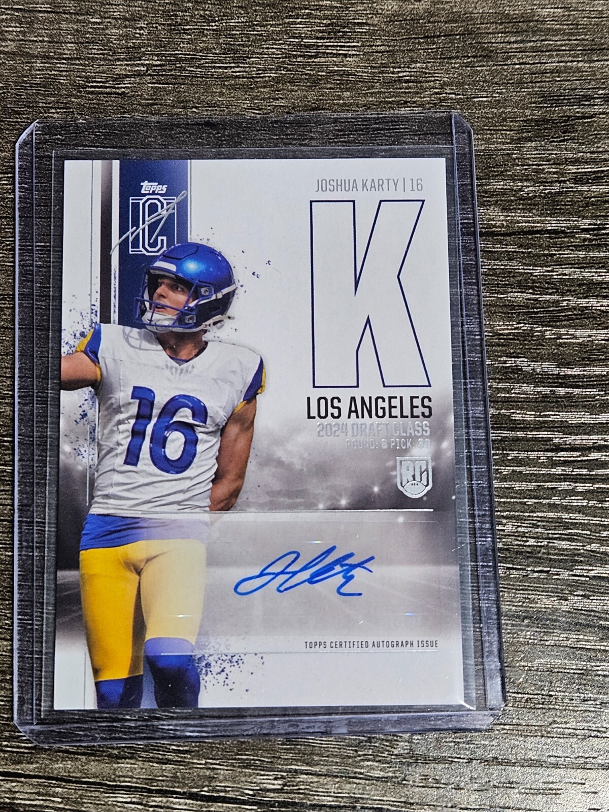 2025 TOPPS SIGNATURE CLASS #RCA-JK - JOSHUA KARTY - ROOKIE