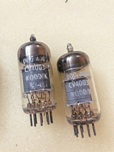 新品? ムラード ECC82 12AU7 CV4003 ボックスプレート 元箱付 Mullard CV4003 12au7 ECC82 Box Plate NOS Matched Pair | eBay