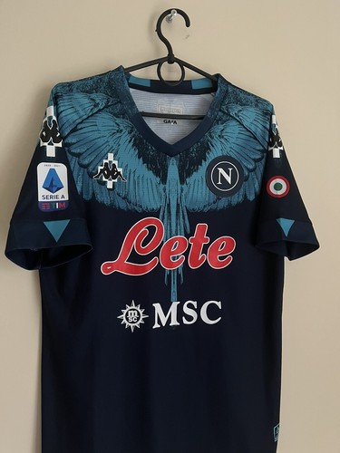 SSC Napoli Marcelo Burlon 2020 2021 Special Football Soccer Jersey