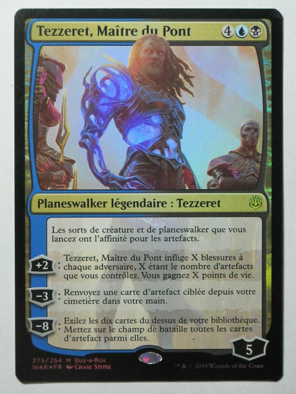 Mtg Magic Tezzeret, Master Of The Bridge Foil French Vf Fr Maitre Du Pont Bab