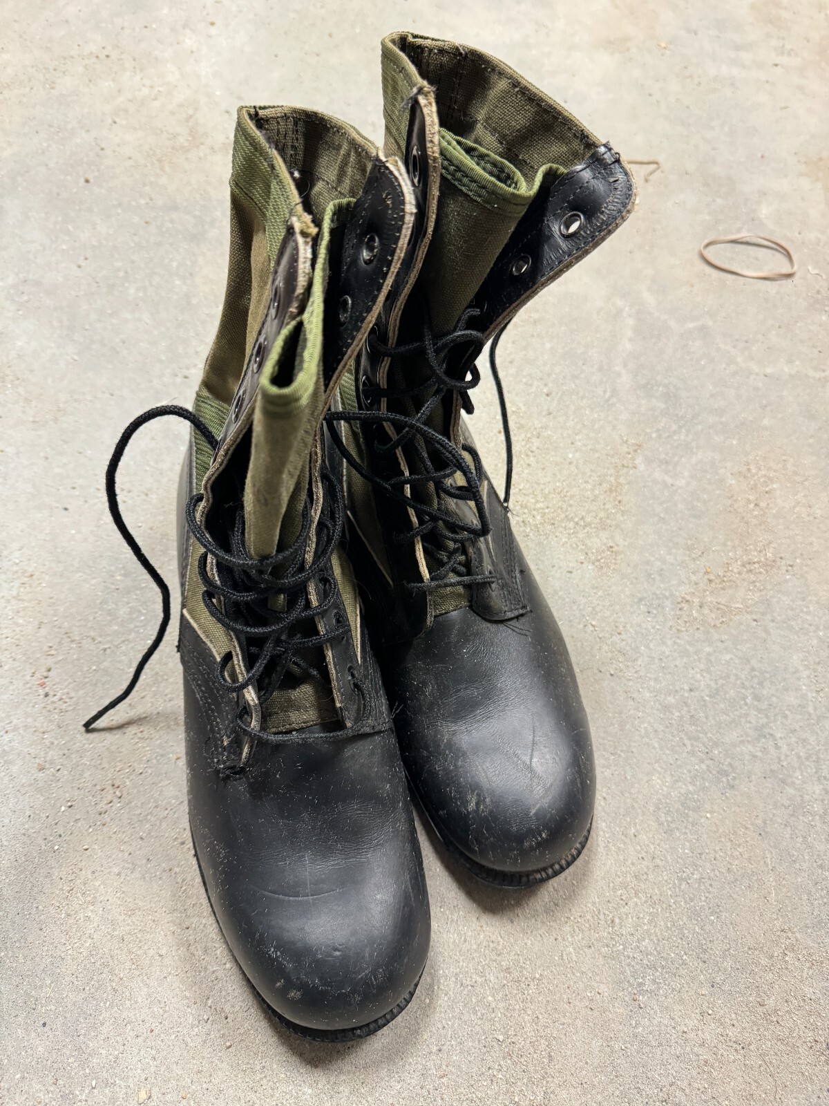 NEW GENUINE USGI 1989 US MILITARY ARMY JUNGLE BOOTS - SIZE
