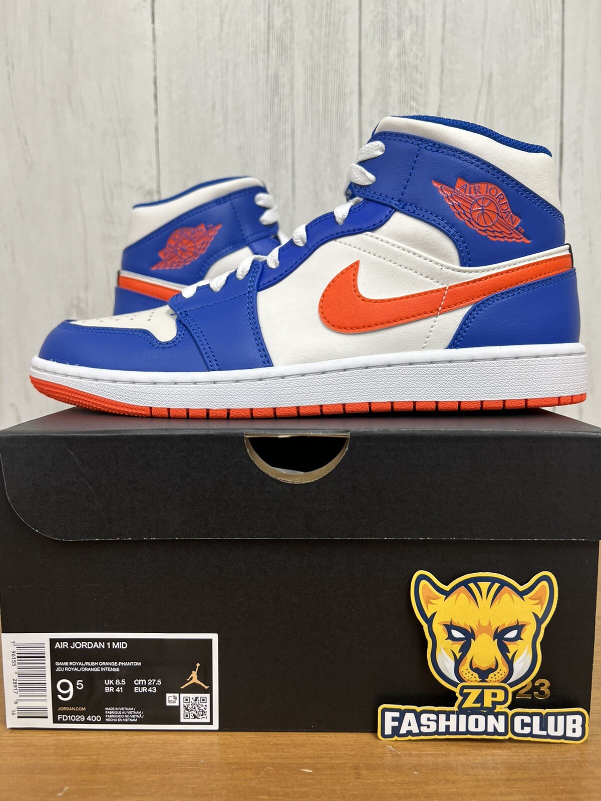 JORDAN AIR JORDAN 1 MID KNICKS YORK FD1029-400 MEN SIZES