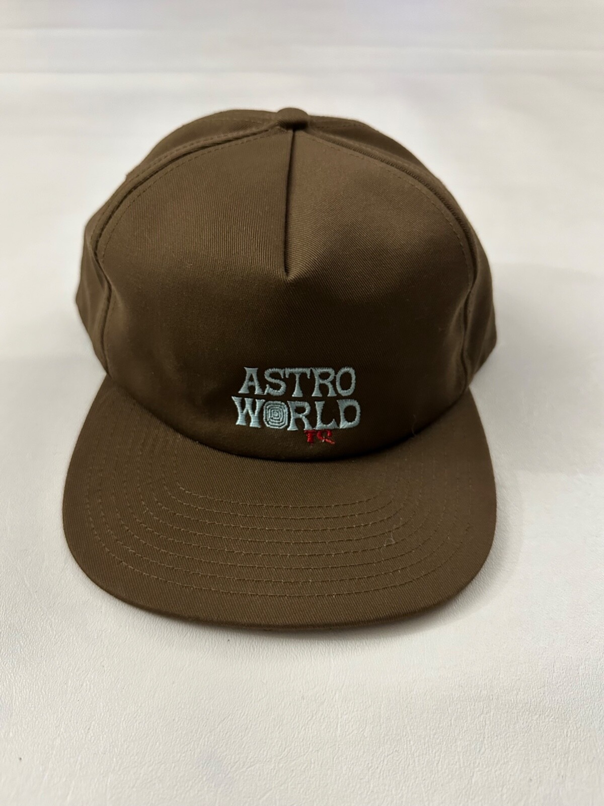 New Travis Scott Astroworld Graphic Brown Baseball Cap Hat One Size New Travis Scott Astroworld Graphic Brown Baseball Cap Hat One Size