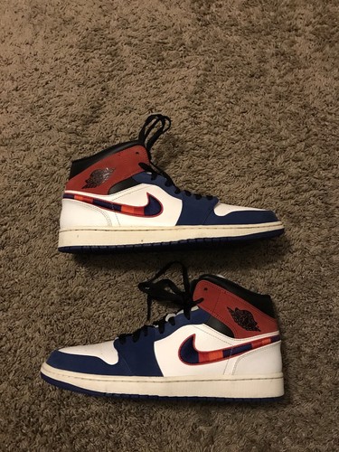 スニーカー Nike Air Jordan 1 Mid Multi-Color Swoosh Nike Air Jordan 1 Mid Multicolor Swoosh | eBay