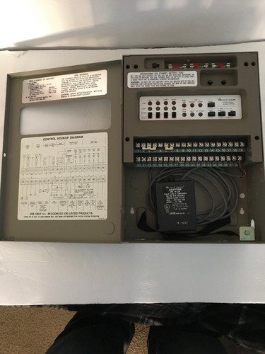 Safe House 49-470 Burglar / Fire Alarm Center System / Metal Wall-Mount Box