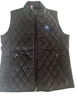 Kentucky Wildcats women's size M quilted Black  Full Zip Vest NWT