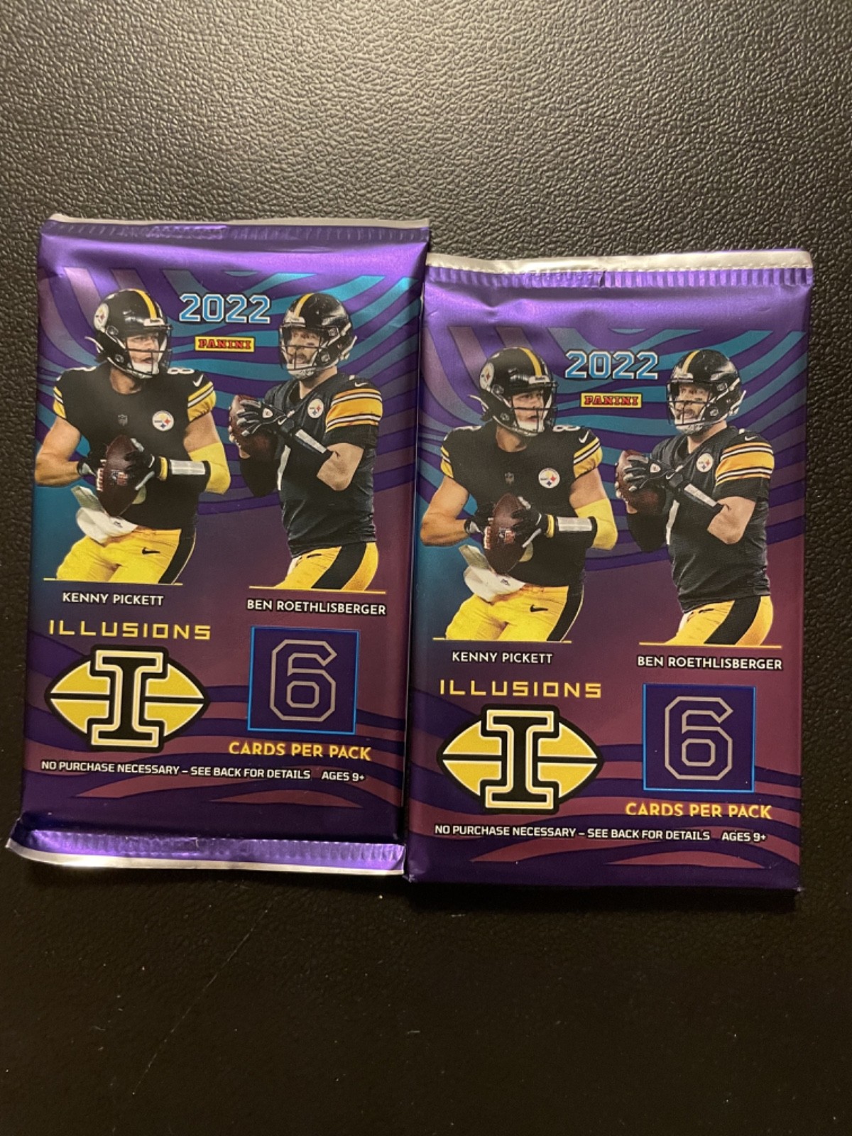 2022 Panini Illusions Football 6 Cards Per Pack Lot Of 2 #28