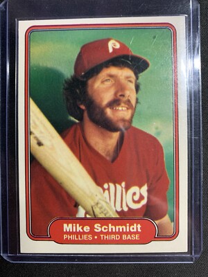 1982 Fleer Mike Schmidt NM Philadelphia Phillies #258
