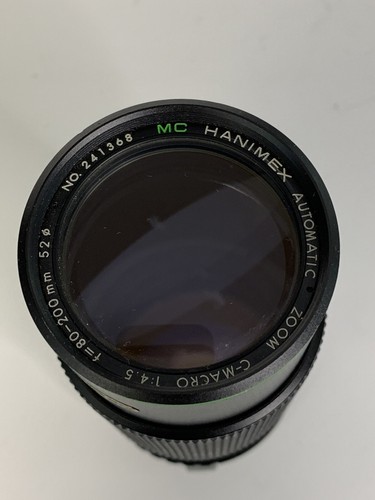 Hanimex MC Auto Zoom C-Macro 80-200 f4.5 mf lens NAi 371345
