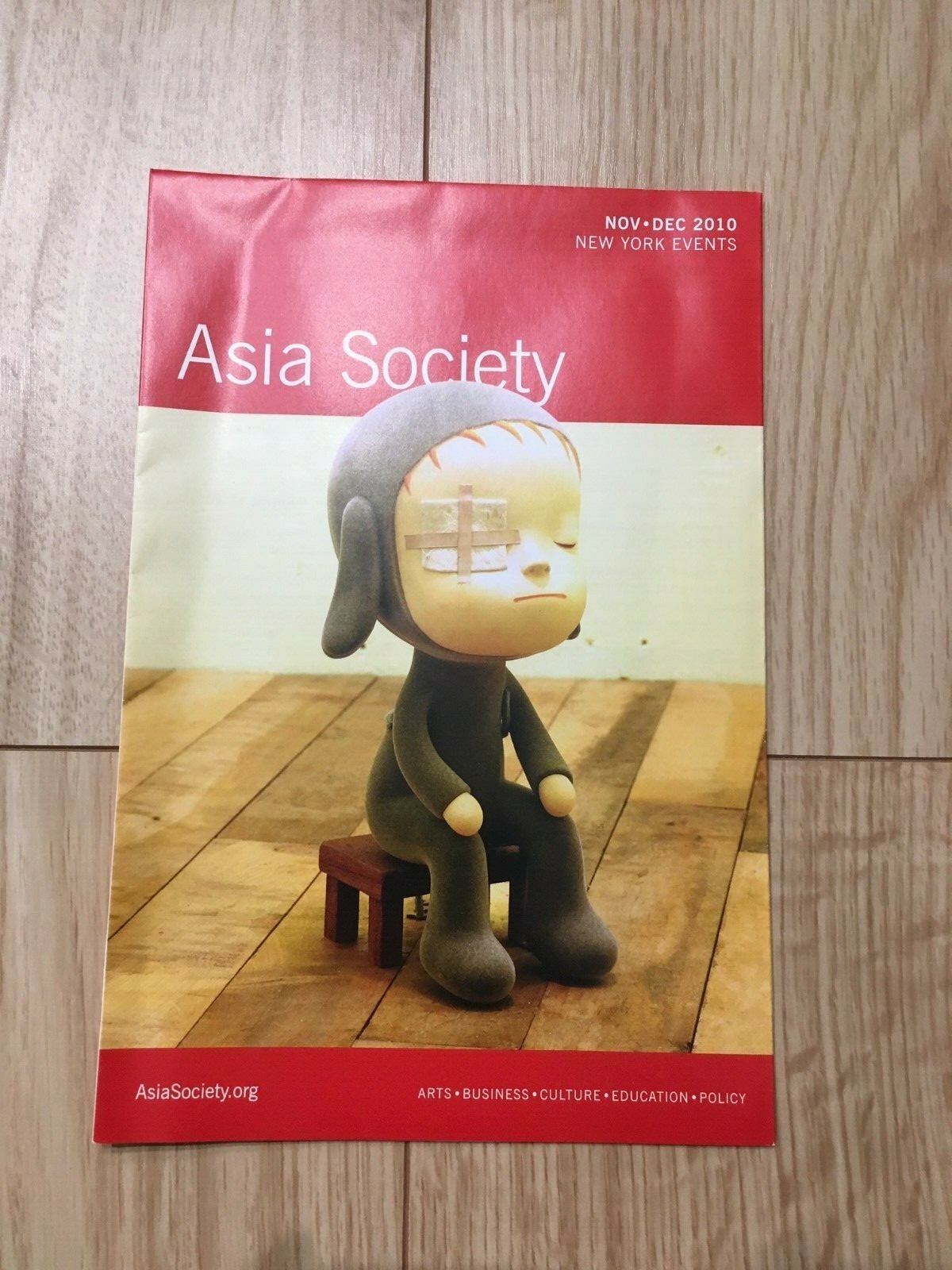 Yoshitomo Nara Asia Society Flyer New York Exhibition