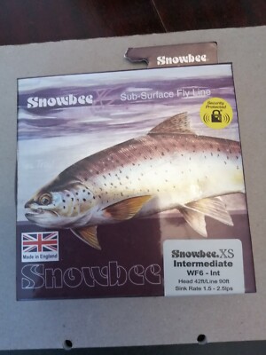 NEW! Snowbee XS Sub-Surface Fly Line - Intermediate WF6 Int / WF7 Int