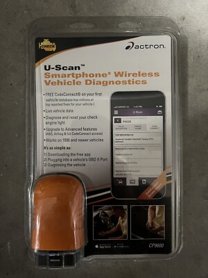 Actron CP9600 U-Scan OBD II Code Reader(Smart Phone)Wireless Vehicle Diagnostics