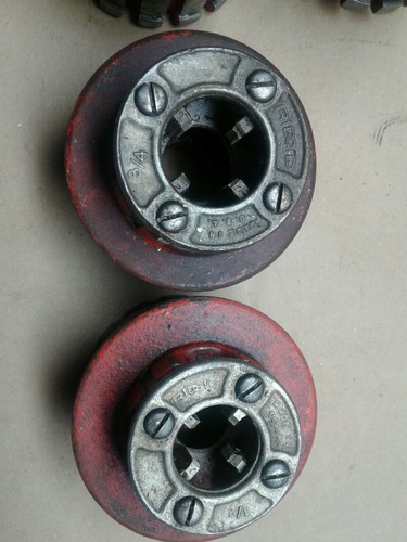 RIDGID 12R  8 PIECE PIPE THREADER SET 1/2