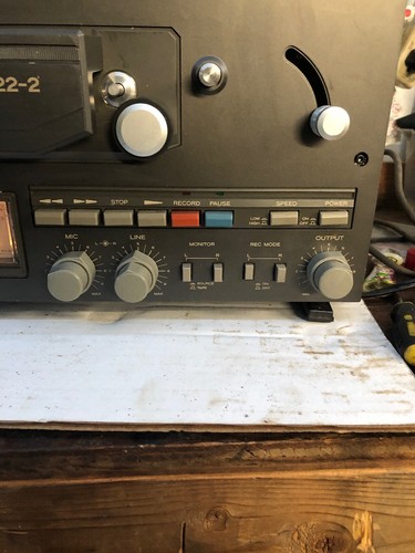 TASCAM 22-2 TWO TRACK STEREO TAPE DECK REEL-TO-REEL  Vintage Recorder