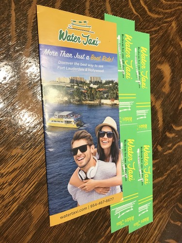 Fort Lauderdale - Hollywood Florida Water Taxi Tickets