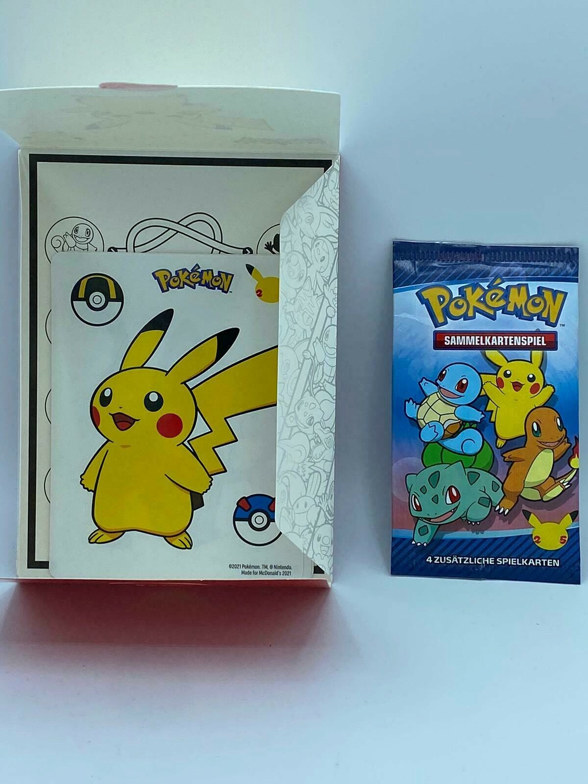 Pokemon McDonalds Karten Promo 2021 1x Booster Deutsch PSA Pokémon TCG