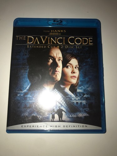 THE DA VINCI CODE (Blu-Ray, 2009) UNRATED EXTENDED CUT 2