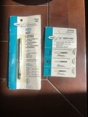 6910 UNGAR PETITE HEAT CAPSULE SOLDER TIP & Three #6960 Tips