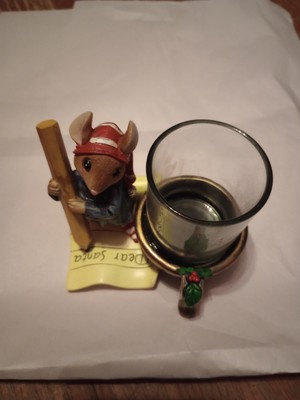 Yankee Candle Night Before Christmas 'DEAR SANTA' Votive Tea Light Holder Excell