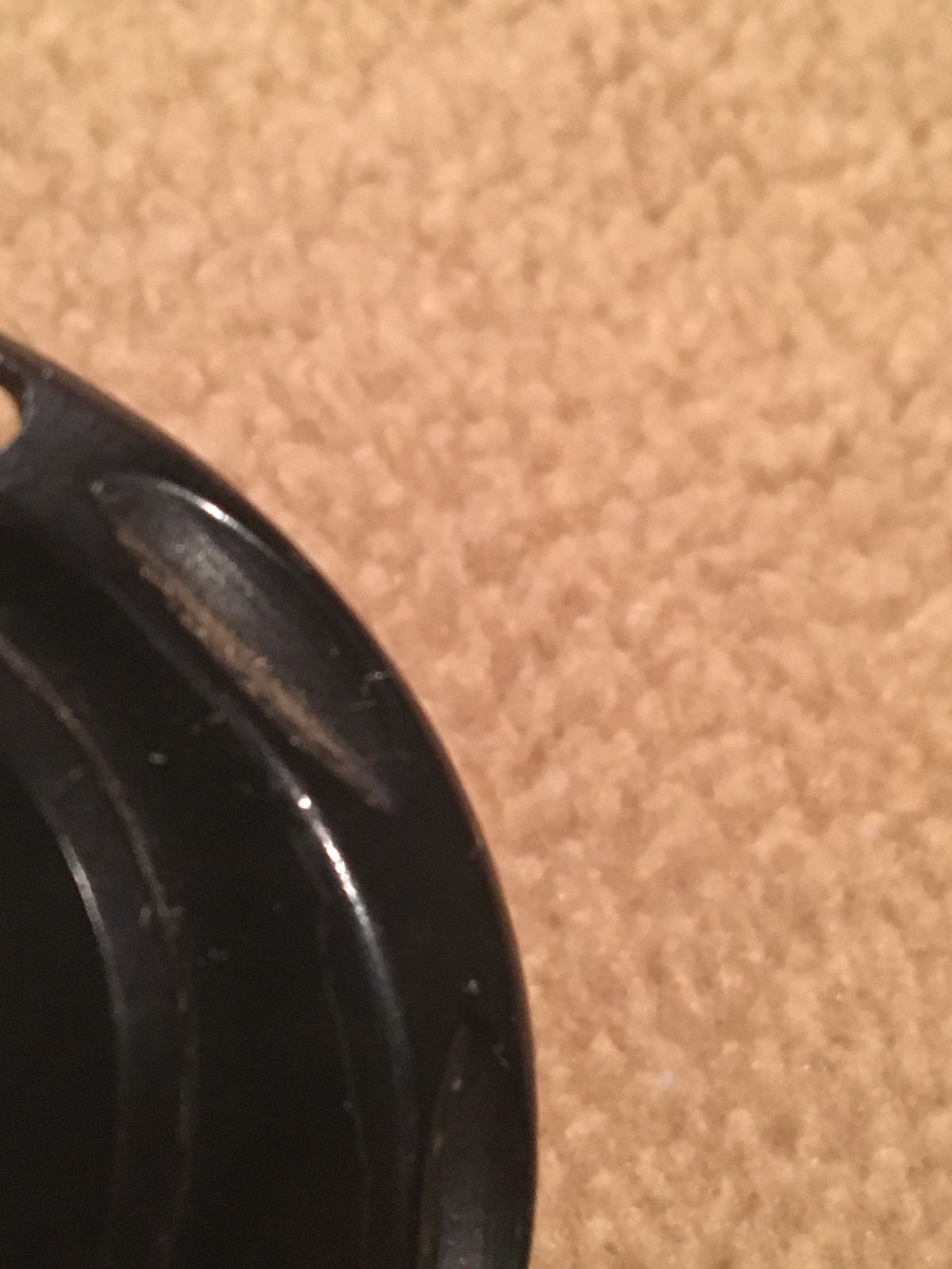 ANTIQUE COSTUME BAKELITE CAMEO PENDANT/ BLACK WITH WHITE CAMEO / VICTORIAN STYLE